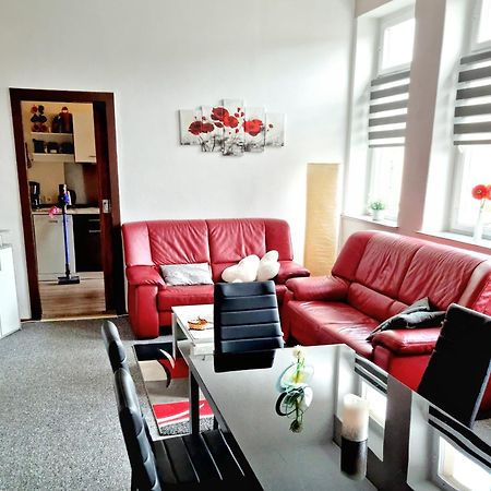 Ferienwohnung "Blick Mylau" - Naehe Freizeitpark Plohn & Weltgroesster Ziegelsteinbruecke Reichenbach im Vogtland Esterno foto