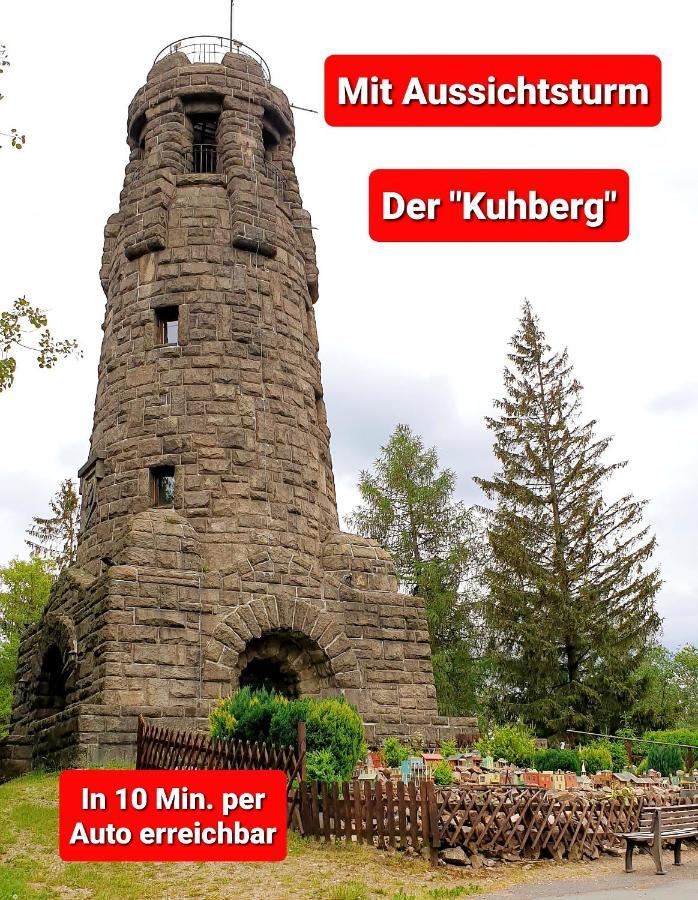 Ferienwohnung "Blick Mylau" - Naehe Freizeitpark Plohn & Weltgroesster Ziegelsteinbruecke Reichenbach im Vogtland Esterno foto