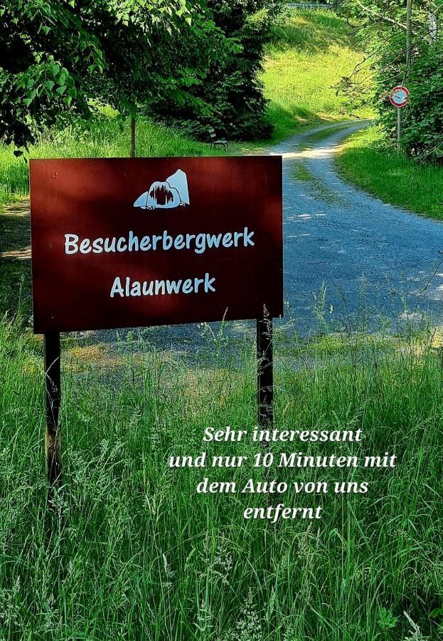 Ferienwohnung "Blick Mylau" - Naehe Freizeitpark Plohn & Weltgroesster Ziegelsteinbruecke Reichenbach im Vogtland Esterno foto