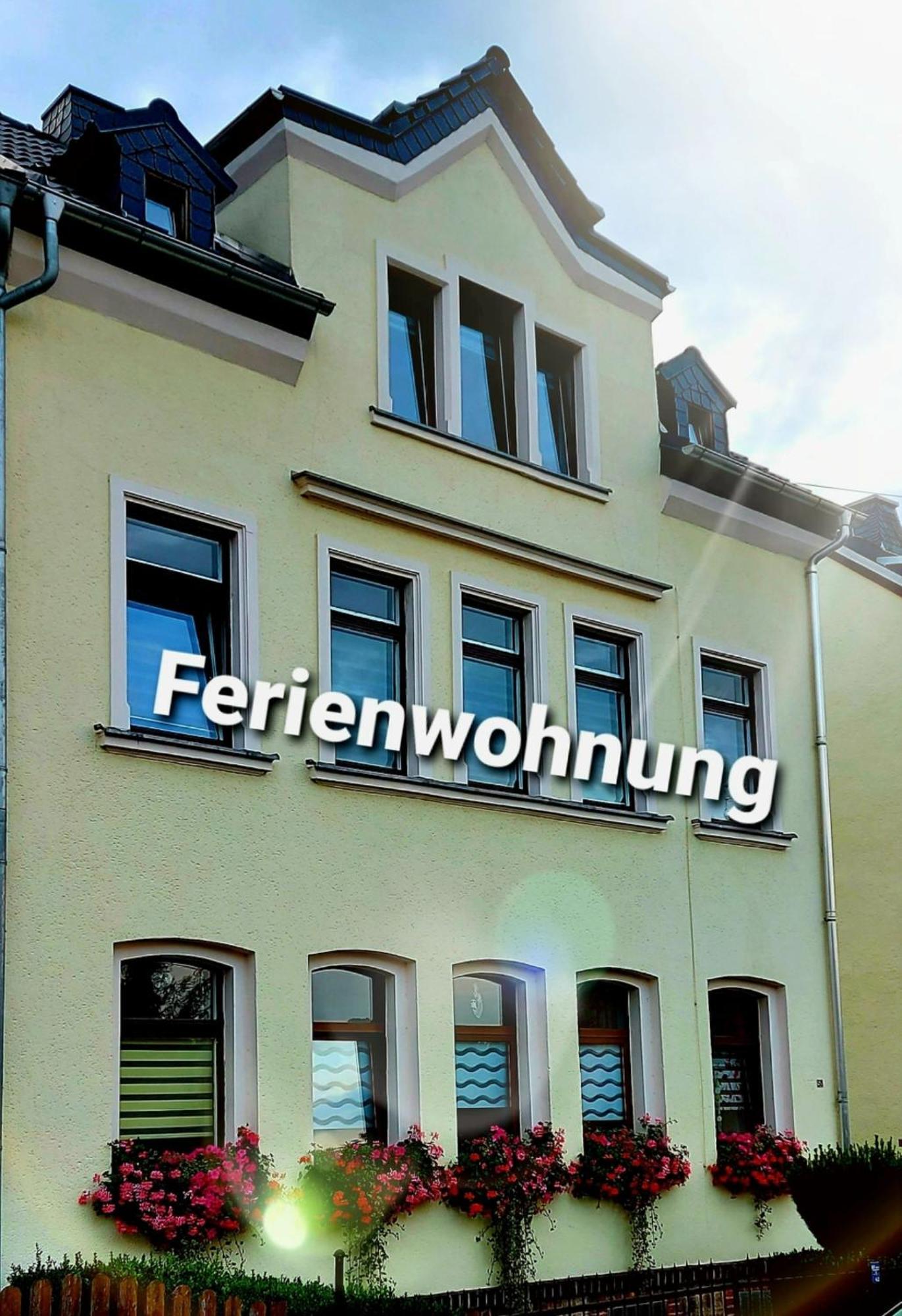 Ferienwohnung "Blick Mylau" - Naehe Freizeitpark Plohn & Weltgroesster Ziegelsteinbruecke Reichenbach im Vogtland Esterno foto